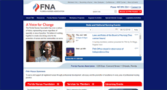 Desktop Screenshot of floridanurse.org